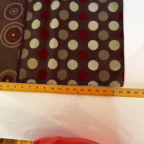 Pier 1 Imports Autumn 6 polka Dot Placements 19.5 x 13.5" - Picture 7 of 7